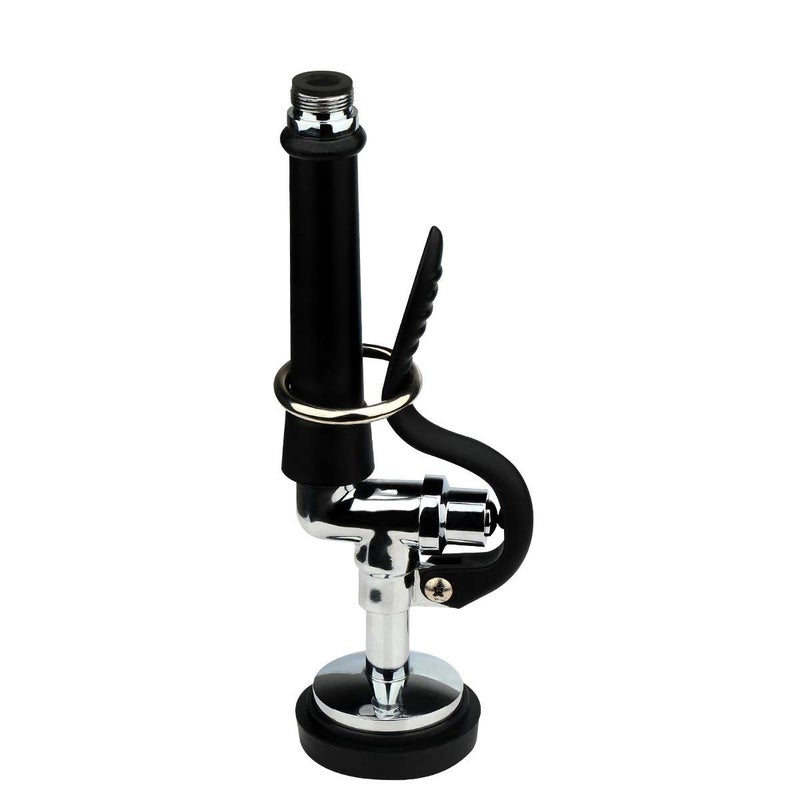 KWODE Pre-rinse Spray Valve Head for All Commercial Kitchen Sink Faucet, High Pressure Dish Sprayer Nozzle with Hand Grip Assembly Replacement Kit for Restaurant Industrial Faucets Black - Image 1